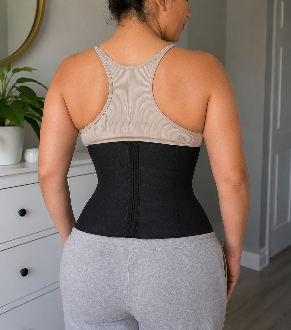 Wrap Around Waist Trainer Belt- One Size Fit All