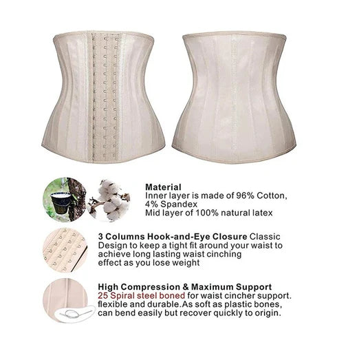 Latex Corset Waist Trainer