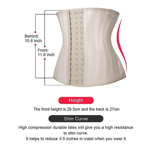 Latex Corset Waist Trainer