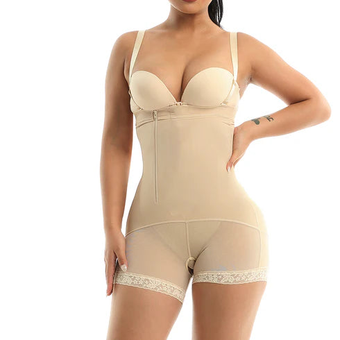Postpartum Mid Thigh Tummy Control Bodysuit