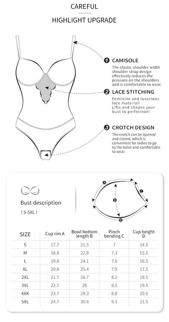 Shapewear Tummy Control Thong Bodysuit