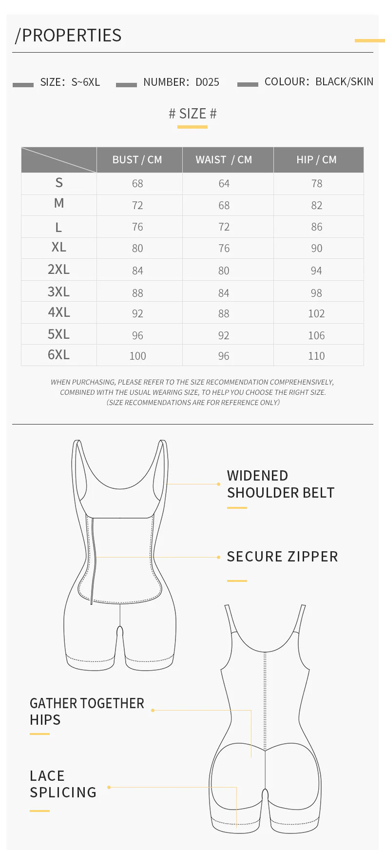 High Waisted Tummy Control Shapewear